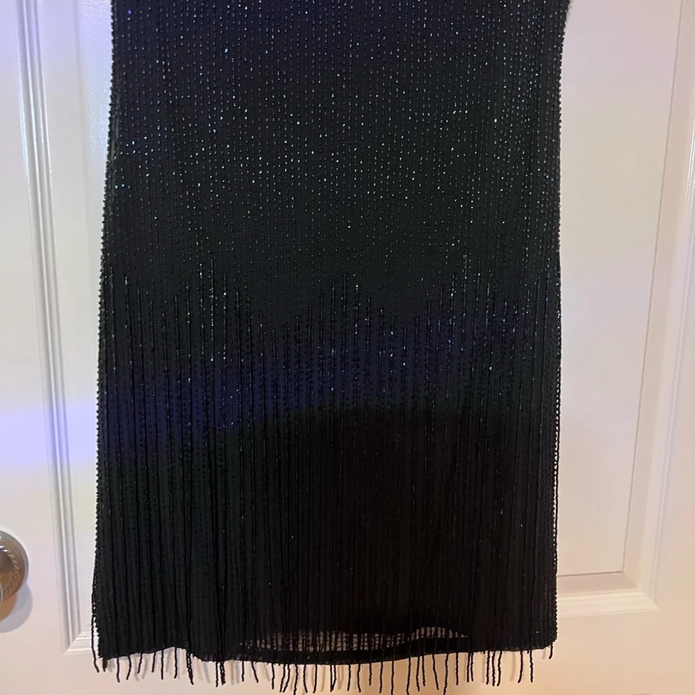 Aidan Mattox Beaded Fringe Dress - Size 4 - Picture 10 of 12